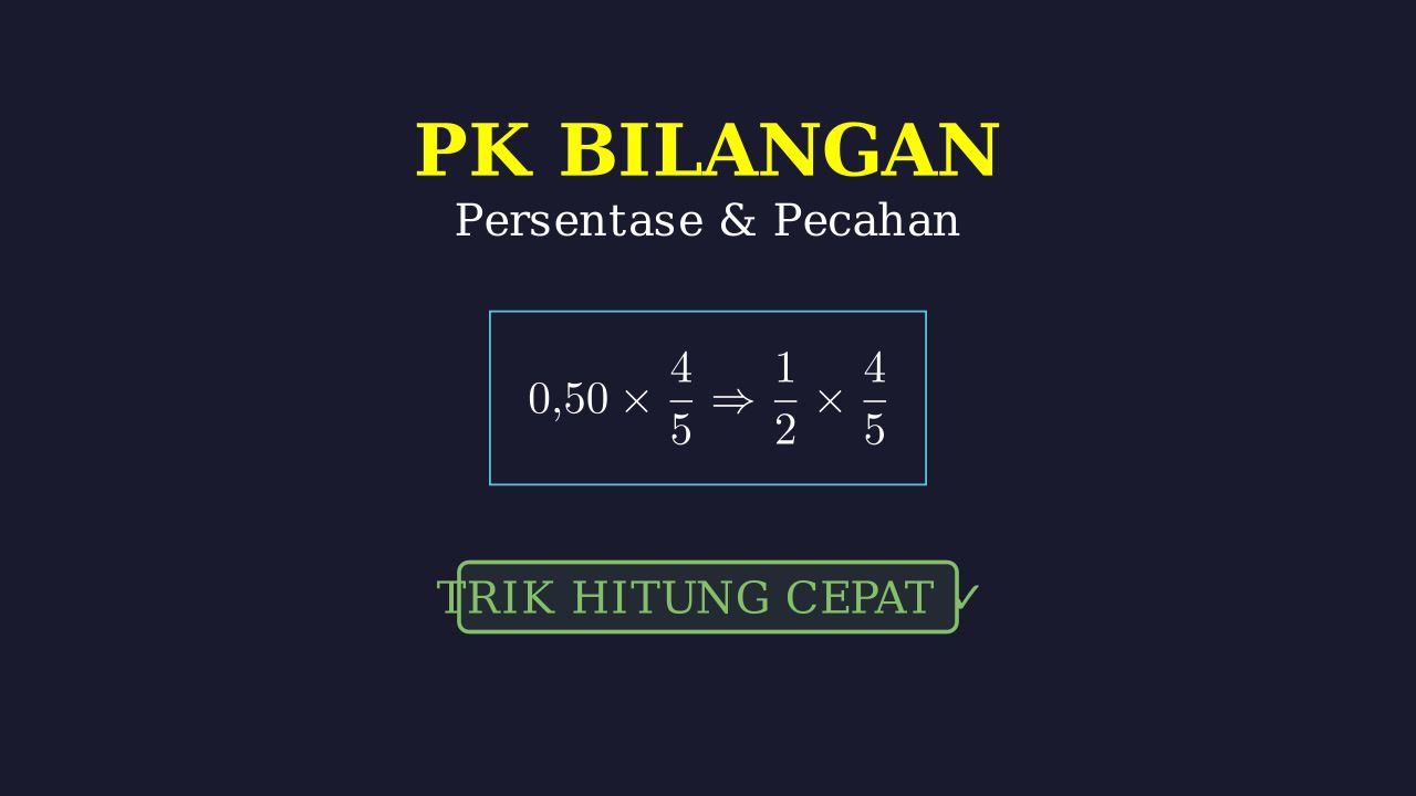 Soal Cerita: Persentase, Pecahan, dan Desimal