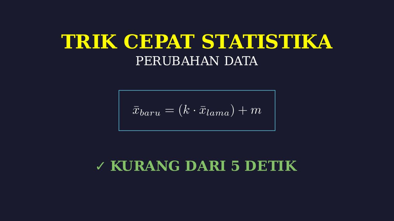 Trik Cepat Statistika