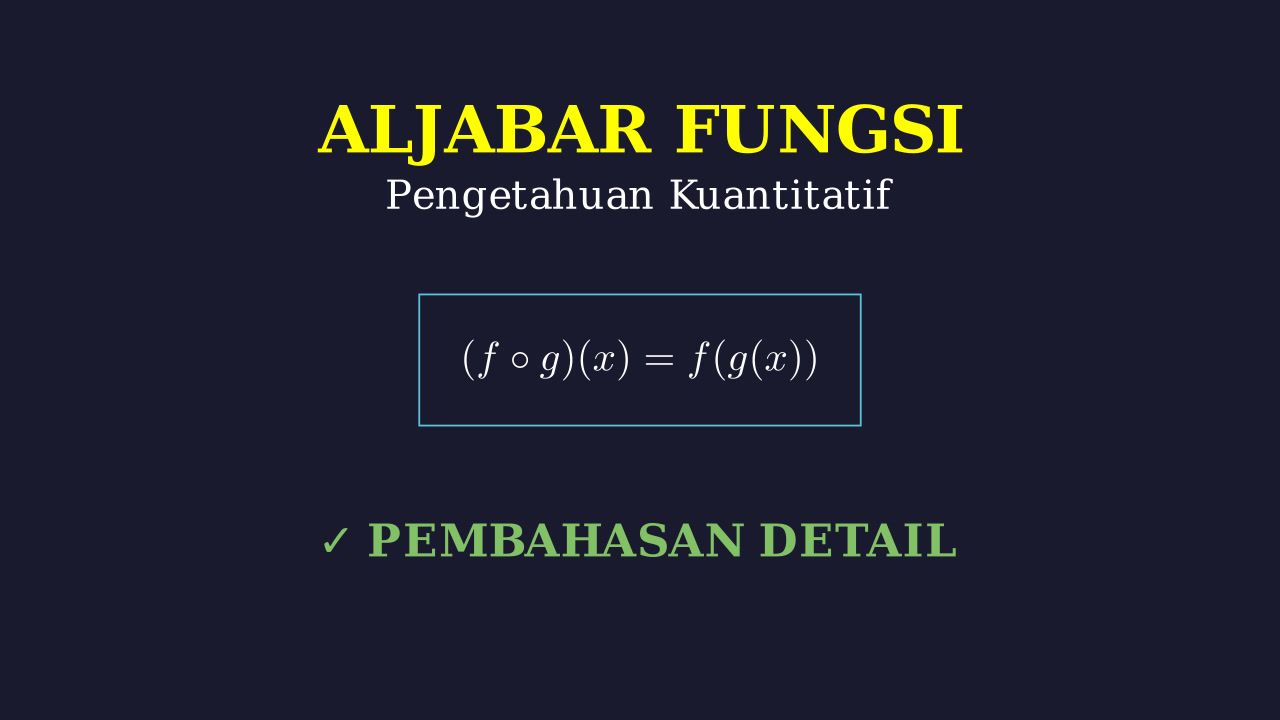 Konsep Dasar Aljabar