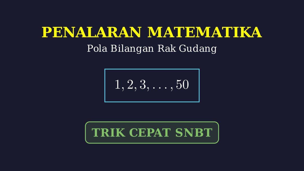 Logika Penomoran Rak Gudang