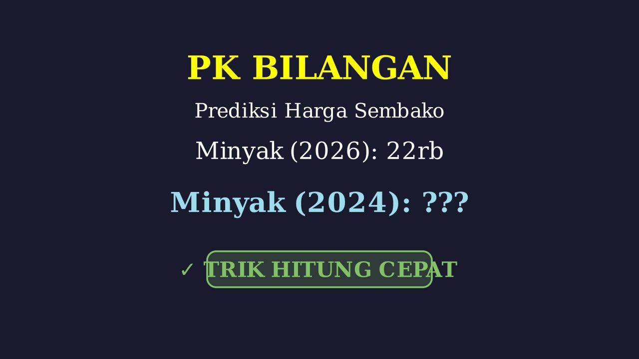 Perbandingan Harga Sembako 2024-2026