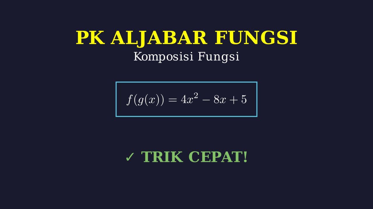 Langkah Penyelesaian Soal