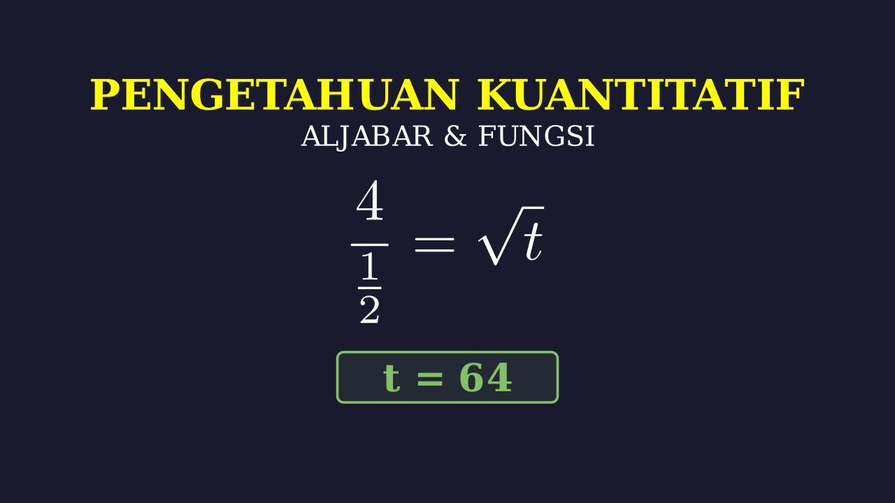 Menyelesaikan Persamaan Akar