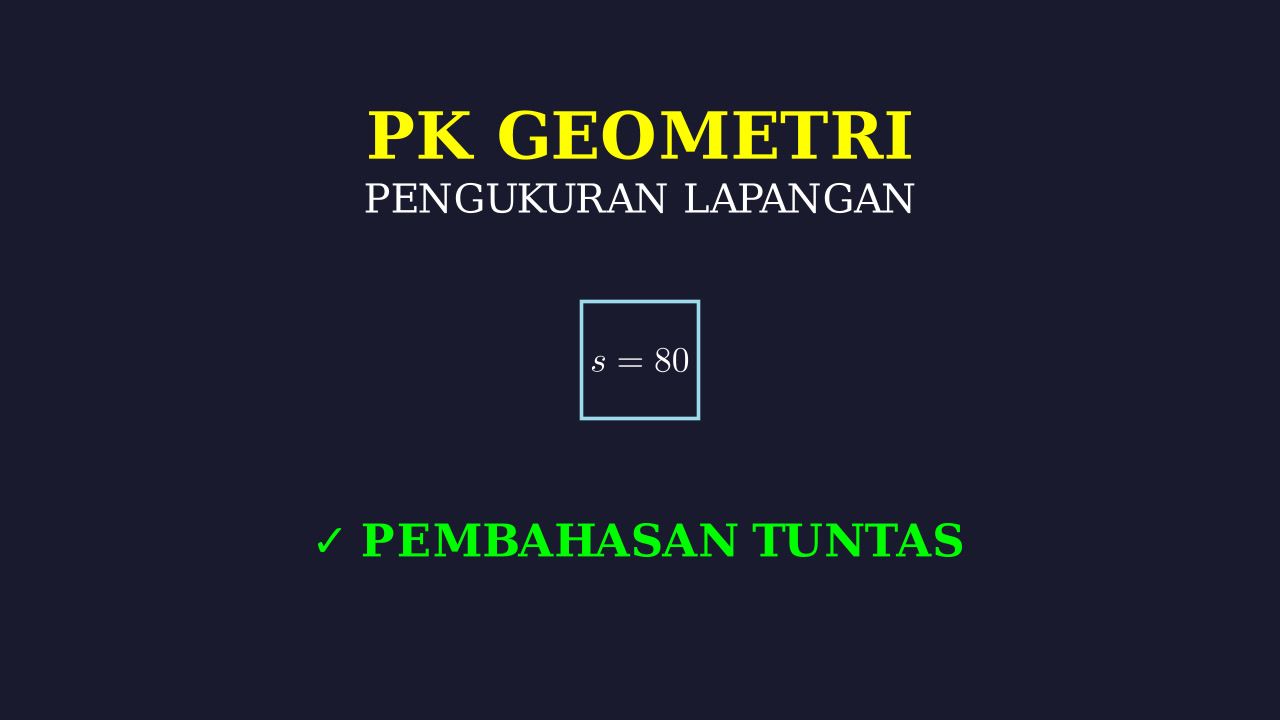 Menghitung Pohon di Lapangan Persegi