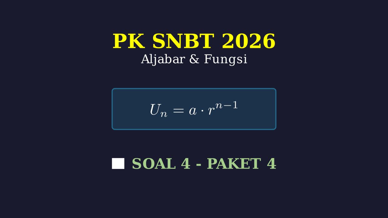 Barisan Geometri: Pengetahuan Kuantitatif SNBT