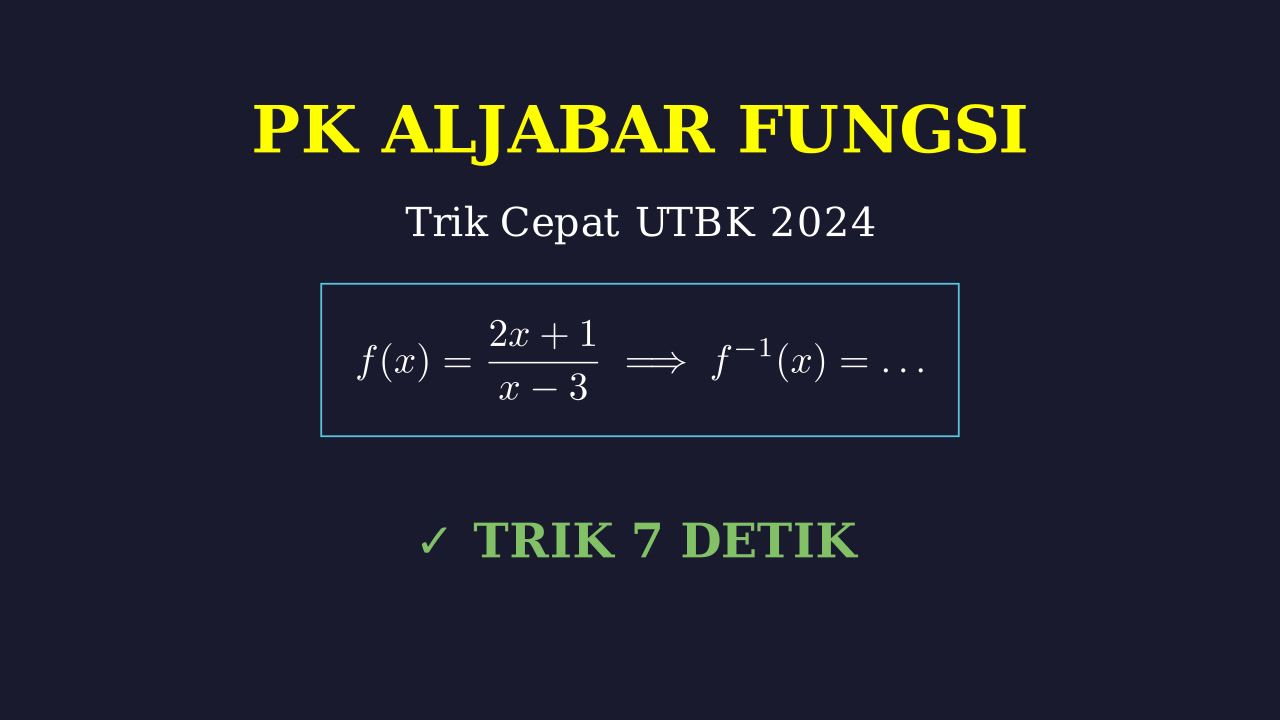 Trik Cepat UTBK Kuantitatif