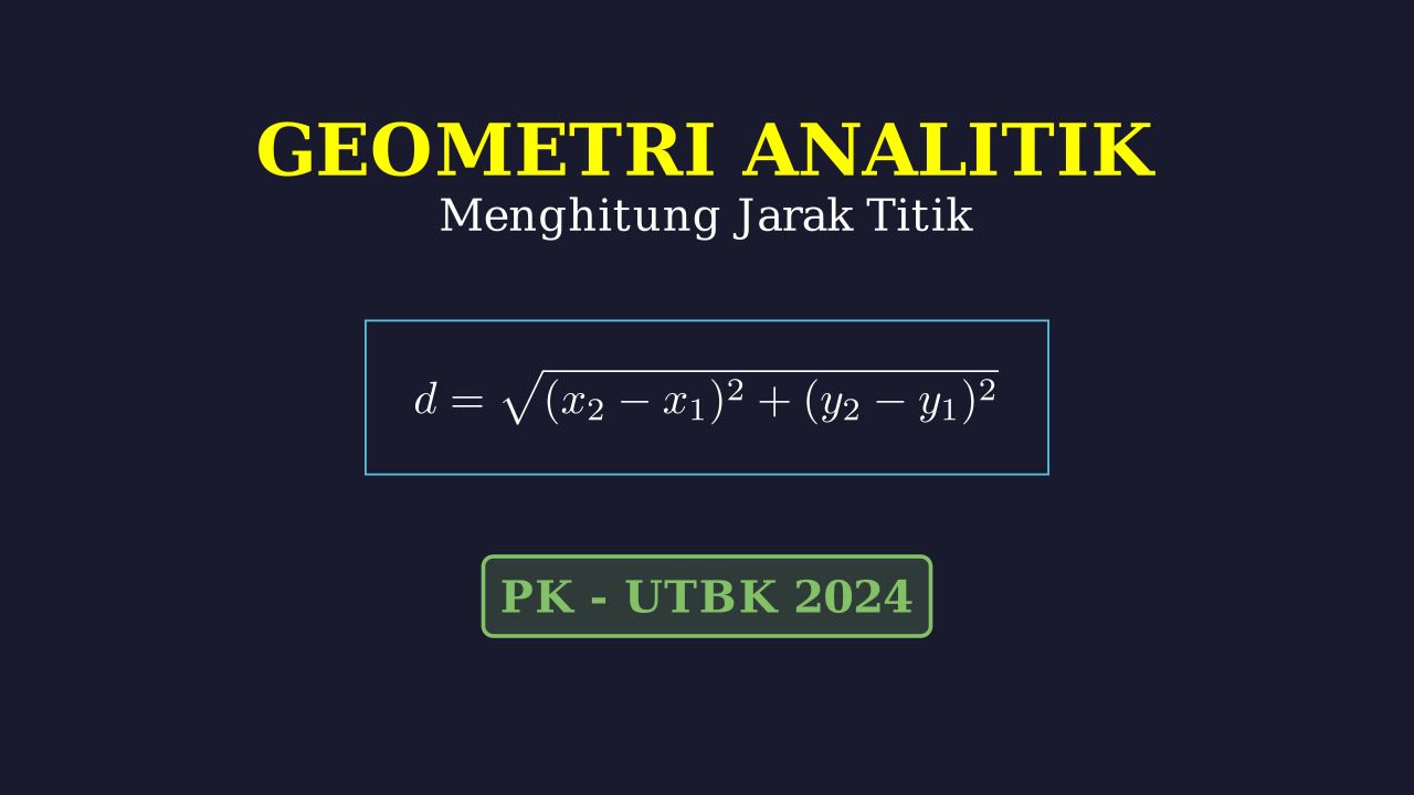 Geometri Analitik: Teknik Menghitung