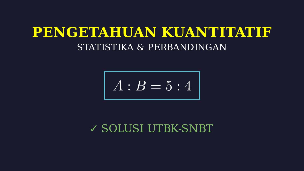 Perbandingan dan Rata-rata Anggota Kelompok