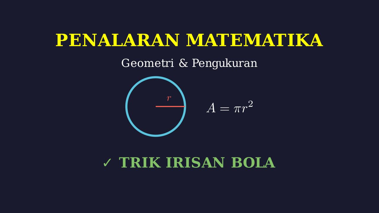 Geometri: Jejak Butir Air Hujan
