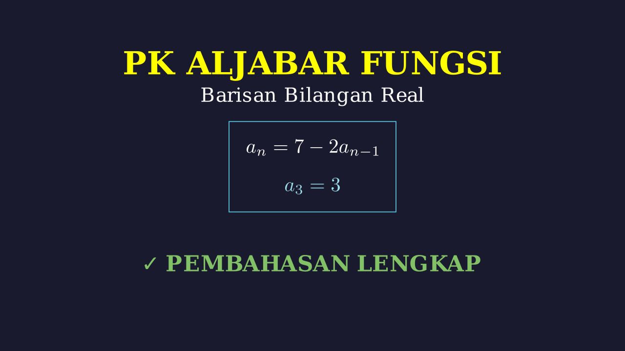 Barisan Bilangan: Rumus Rekursif