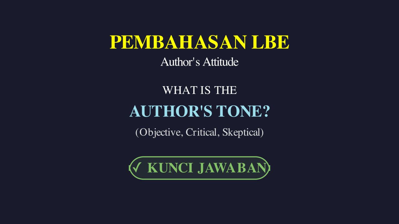 Author's Attitude Towards the Topic
