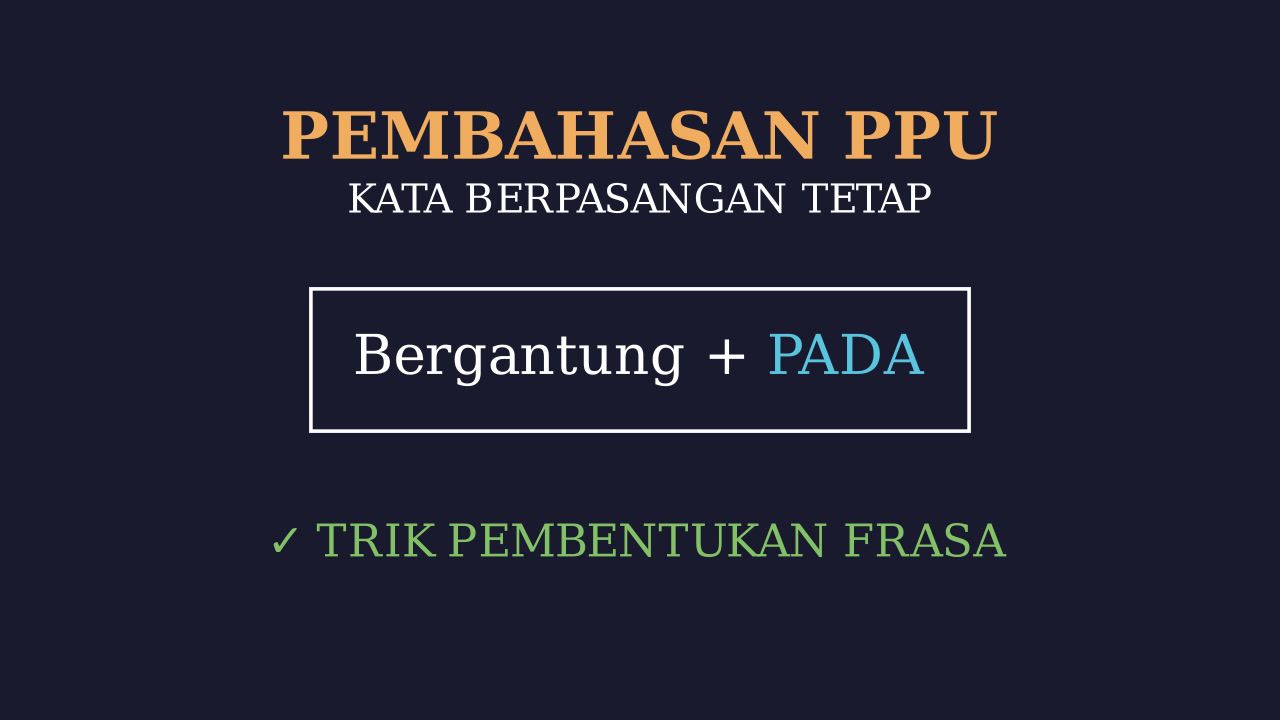 Kata Berpasangan Tetap