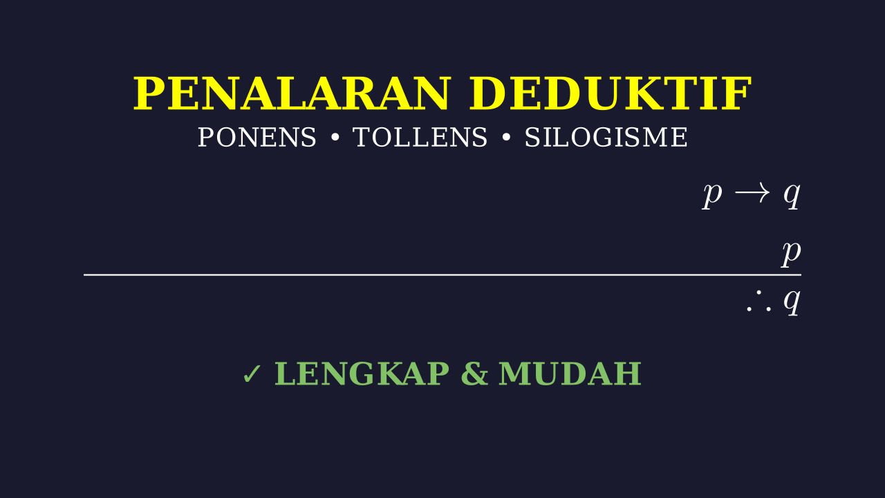 Penalaran Deduktif: Logika dan Modusnya