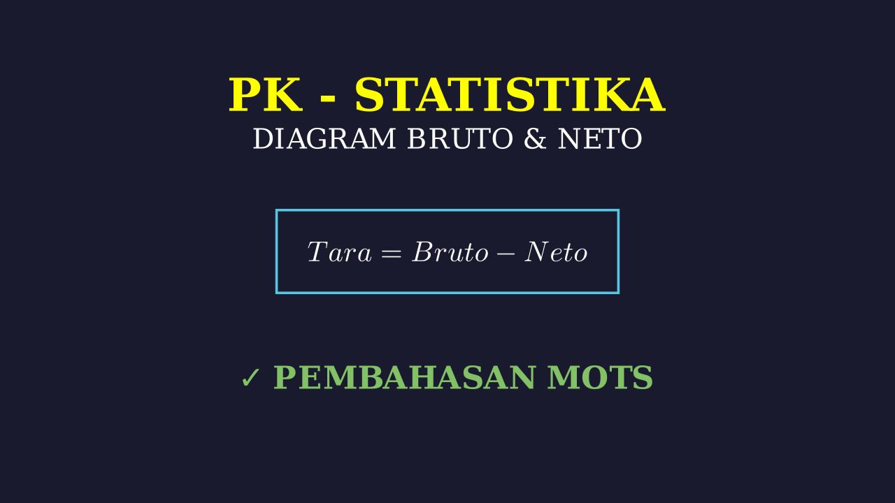 Bruto dan Neto: Analisis Diagram Batang