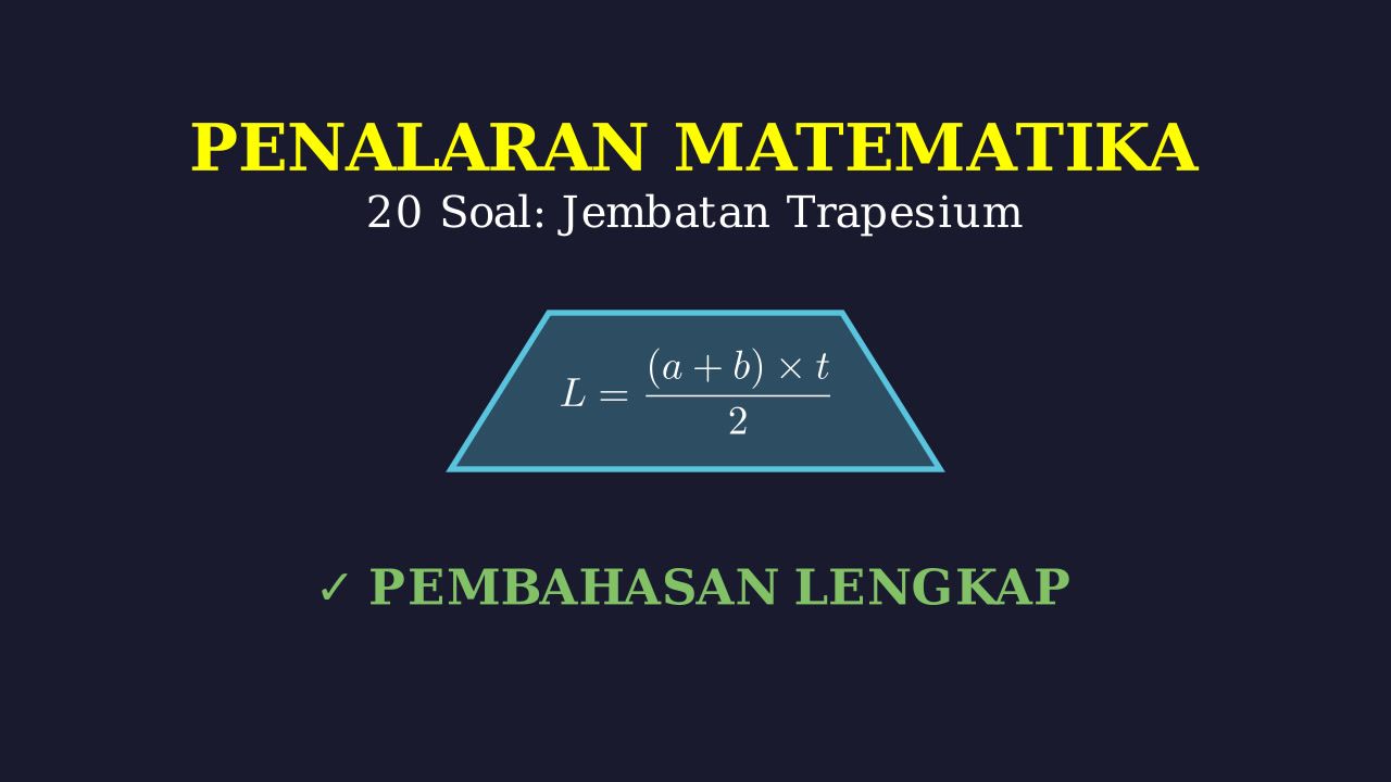 Pembahasan 20 Soal Penalaran Matematika
