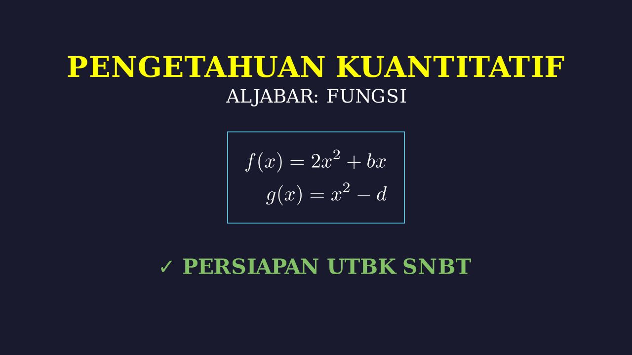 Fungsi Kuadrat: Eksistensi Bilangan Real