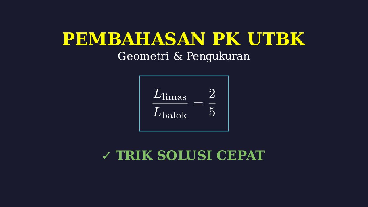 Volume Bangun Ruang: Balok dan Limas