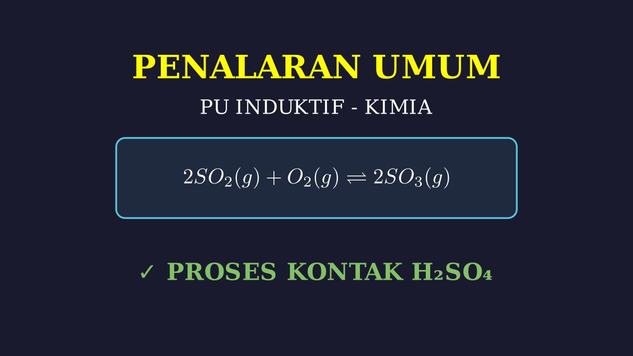 Proses Kontak: Produksi Asam Sulfat