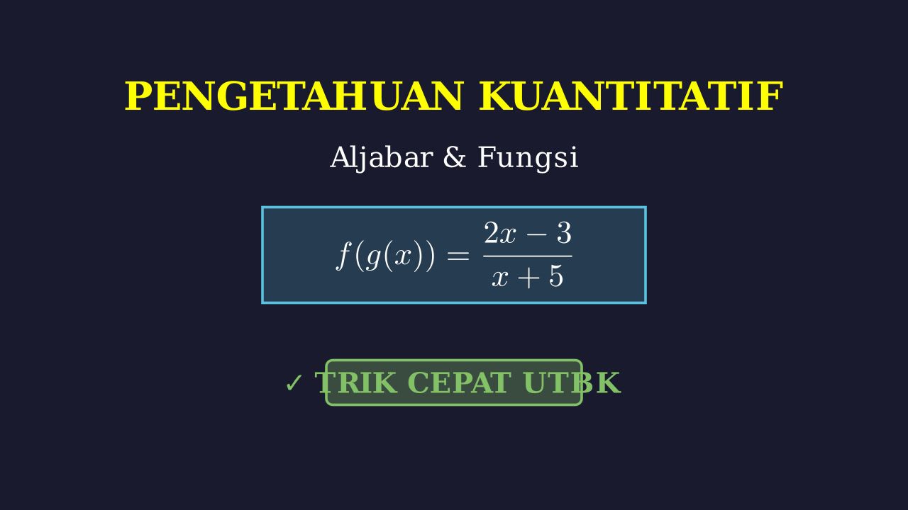 Pembahasan Dua Soal Latihan
