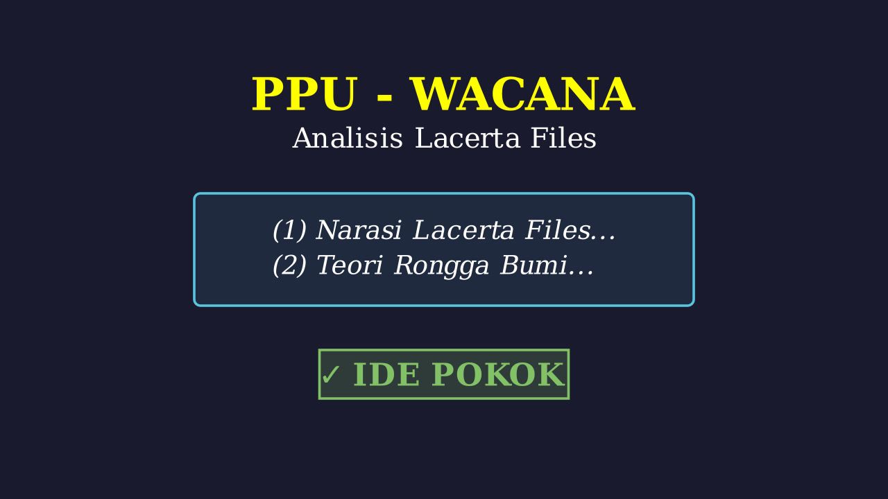 Lacerta Files: Teori Rongga Bumi