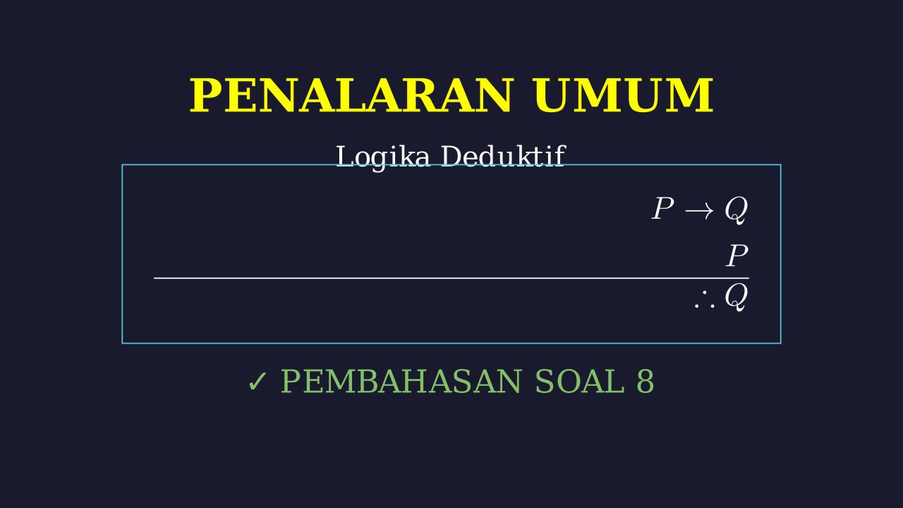 Pembahasan Soal Nomor 8