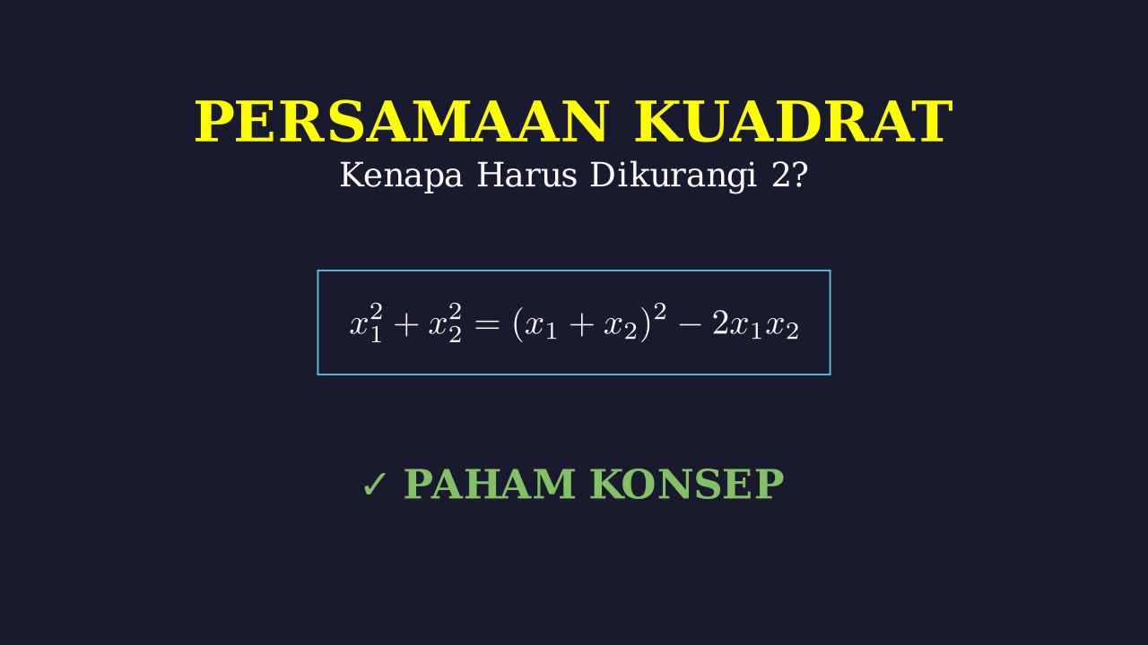 Konsep Visual: Rumus Jumlah Kuadrat Akar