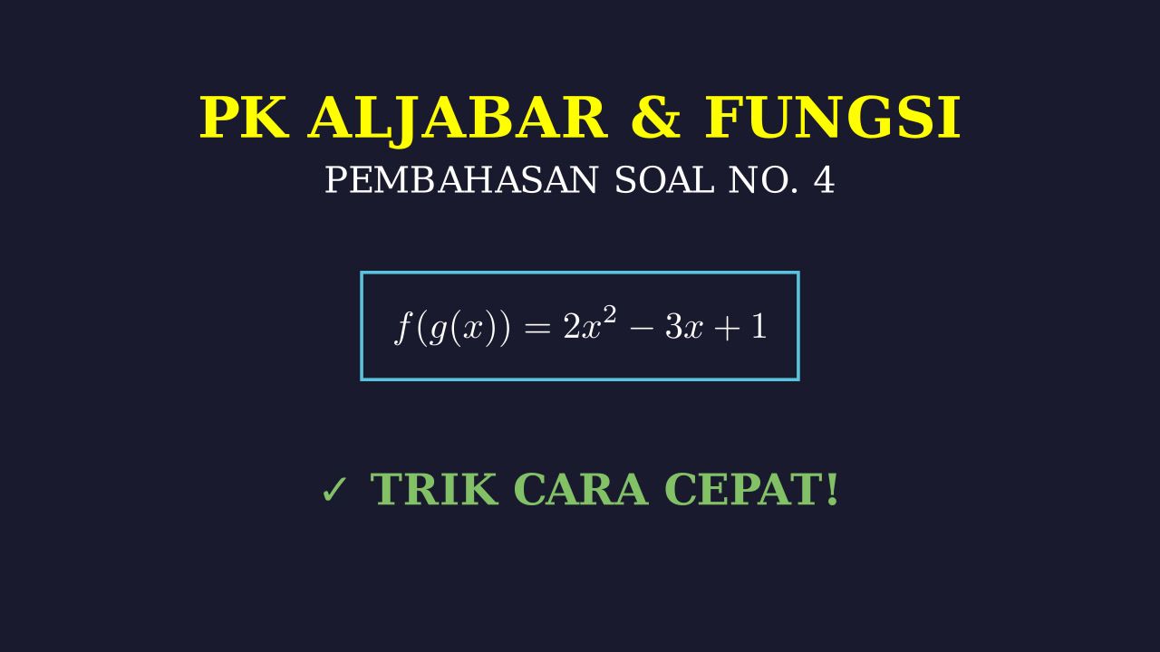 Pembahasan Soal Nomor 4