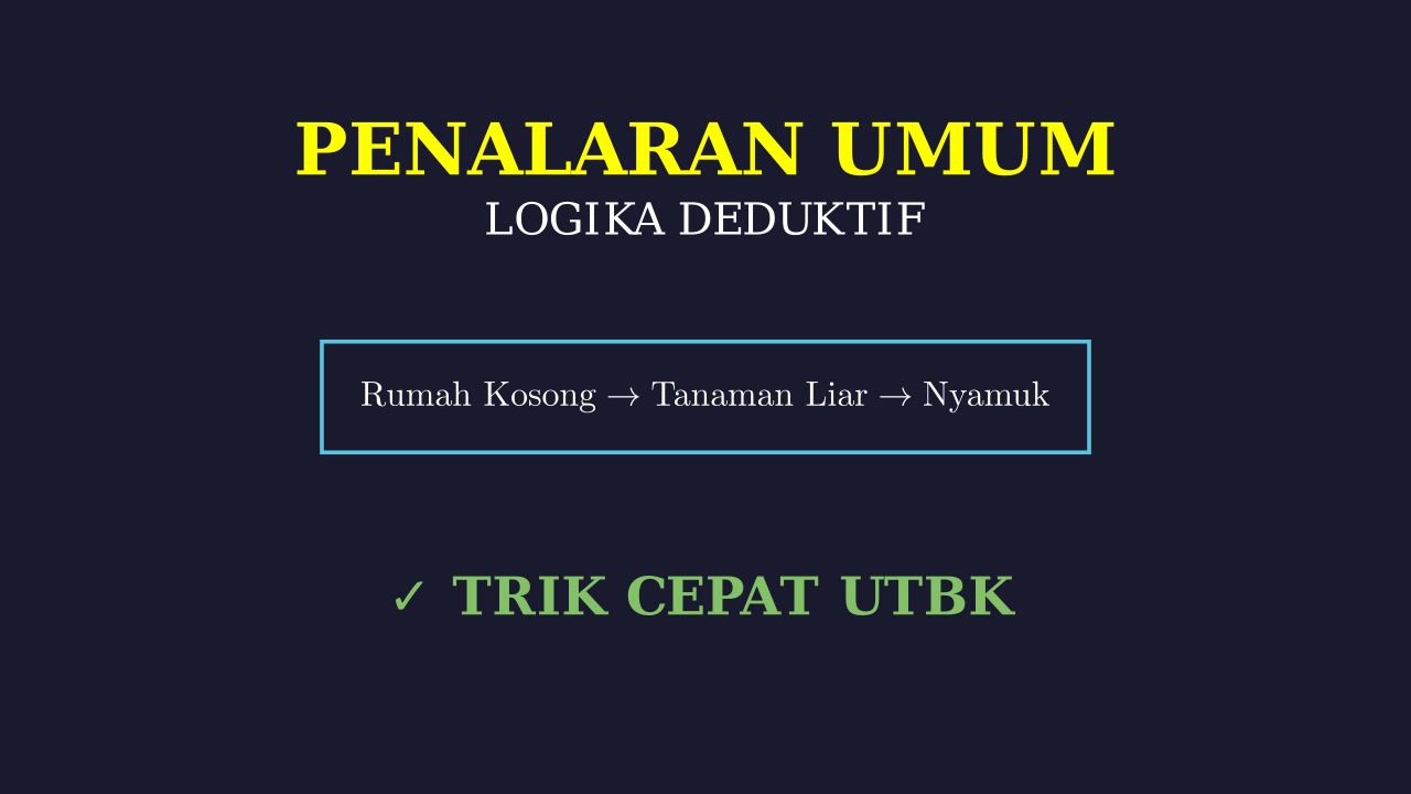 Logika Sebab Akibat: Kasus Rumah Terbengkalai