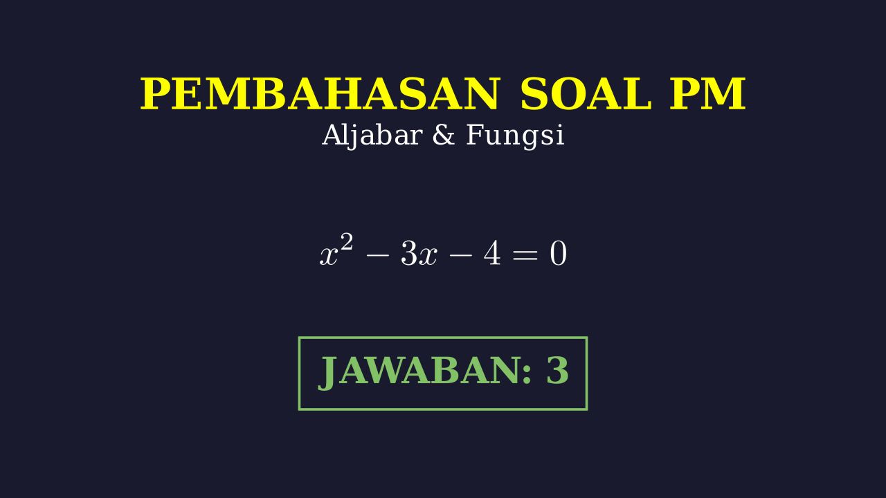 Menghitung Nilai Akar Persamaan Kuadrat