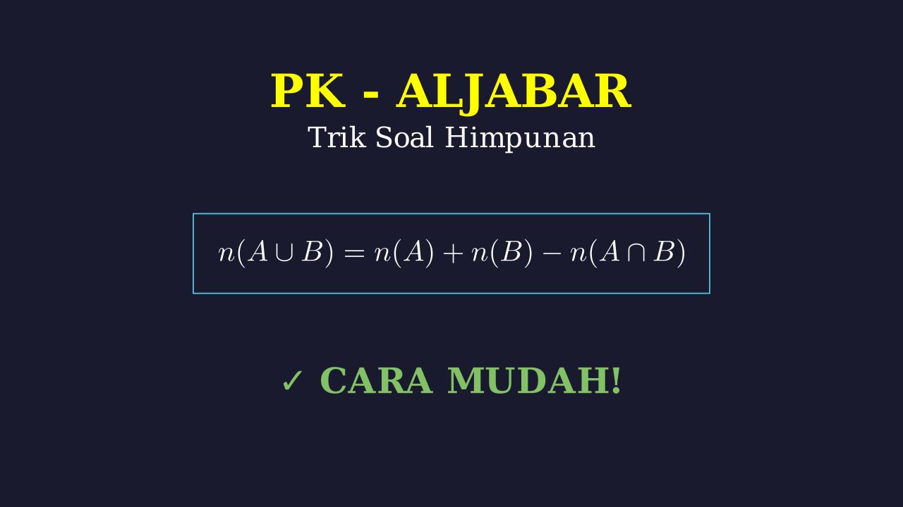 Cara Mudah Menyelesaikan Soal Matematika