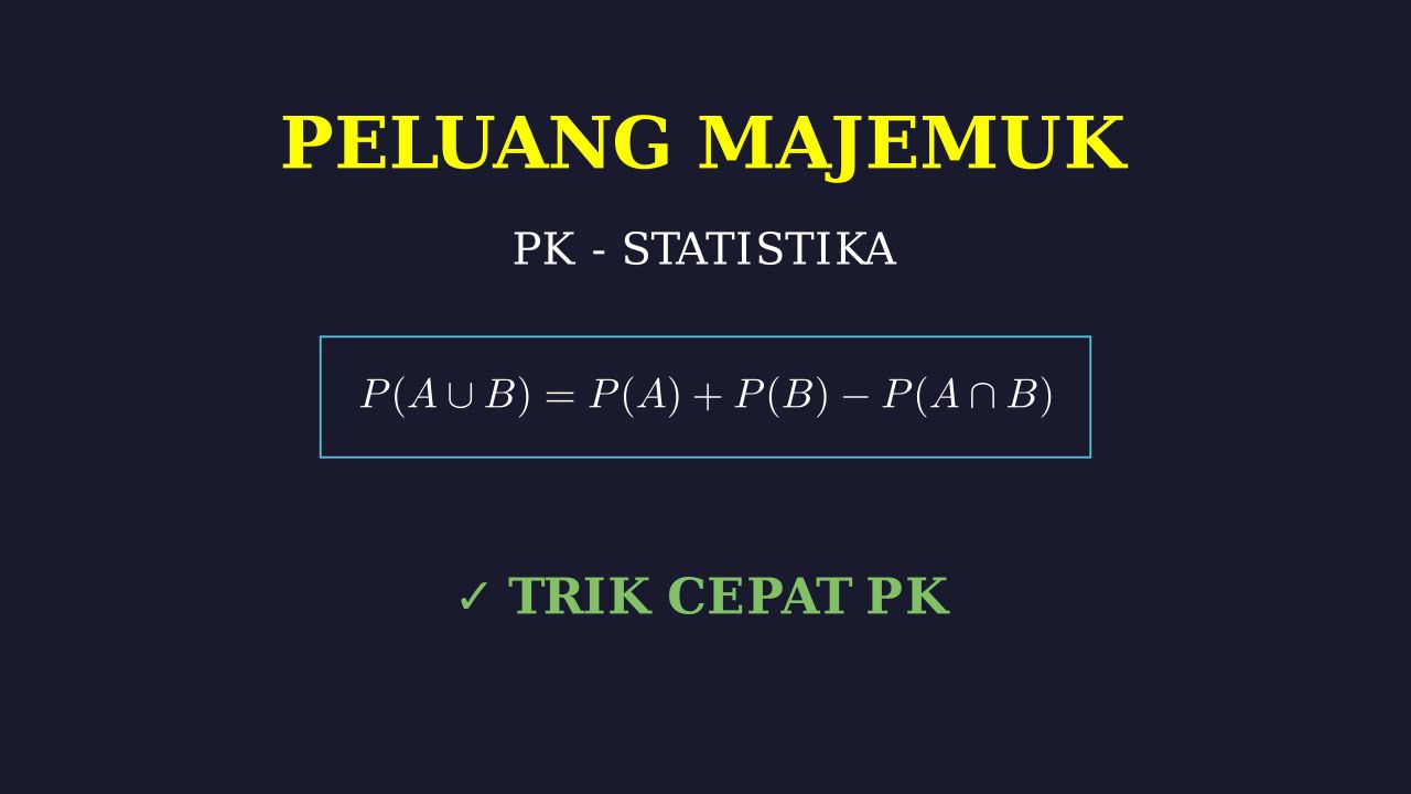 Peluang Kejadian Majemuk