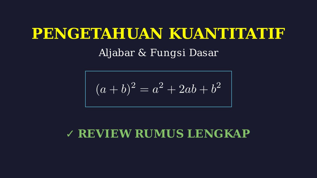 Review Rumus Dasar