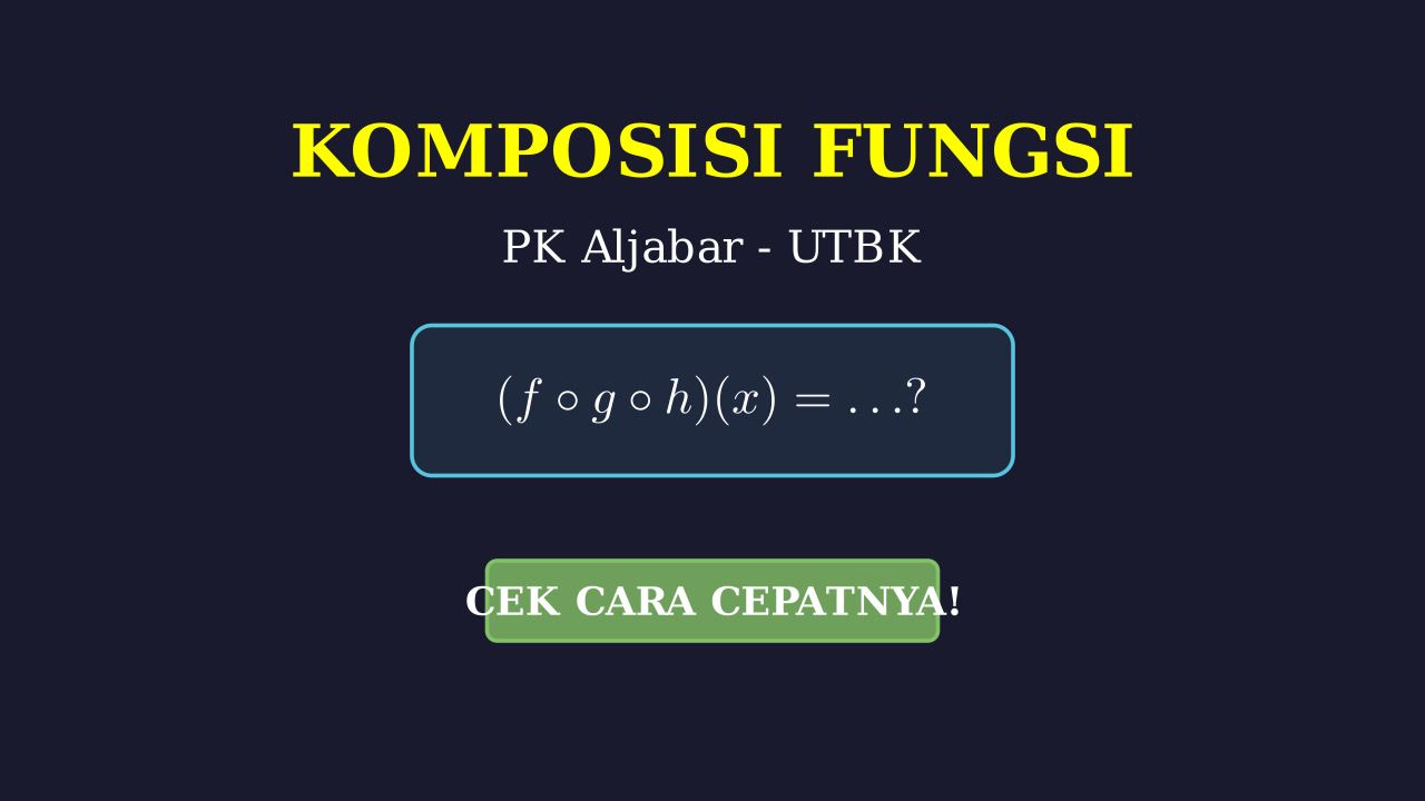 Menyelesaikan Komposisi Tiga Fungsi