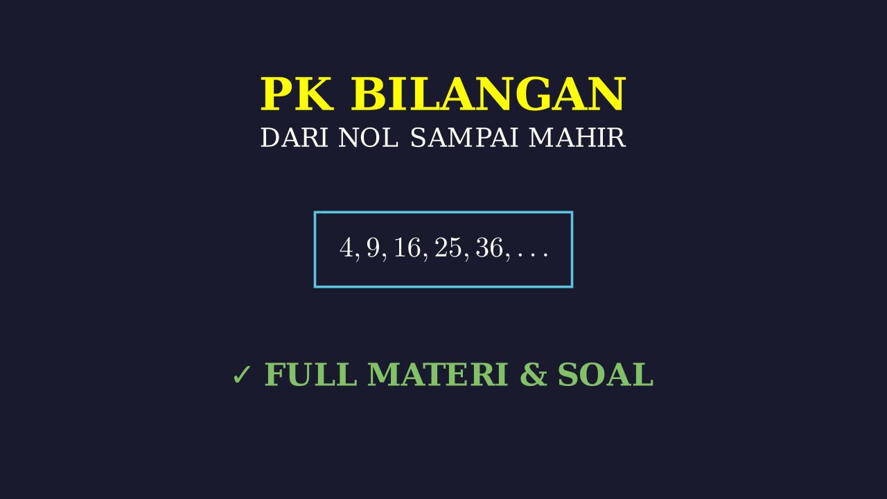 Panduan Lengkap Pengetahuan Kuantitatif