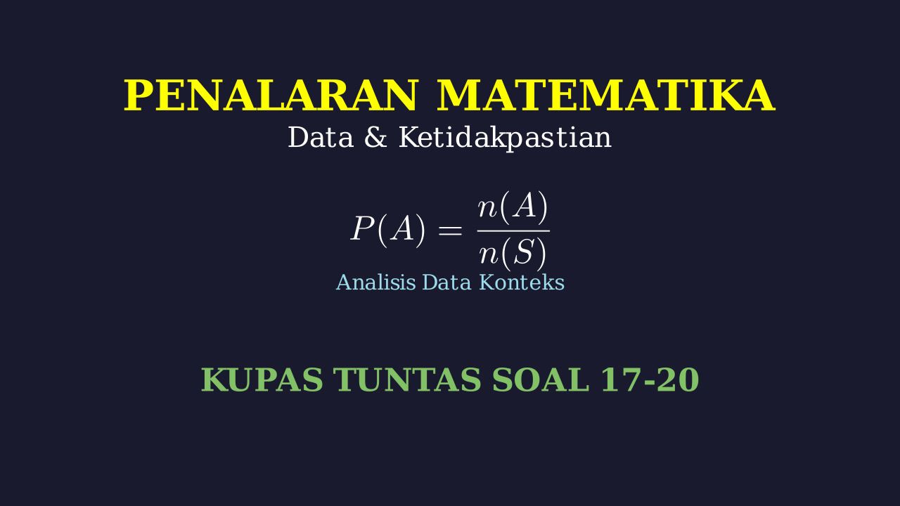 Satu Teks Empat Soal: Matematika 17-20